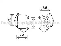 AVA QUALITY COOLING cn3309 -  масляный радиатор, двигательное масло